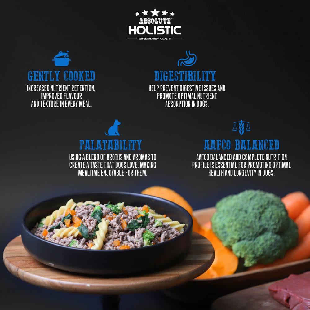 "UP TO 35% OFF: Absolute Holistic Home Cooked Recipe Salmon, Peas & Pumpkin Wet Dog Food"